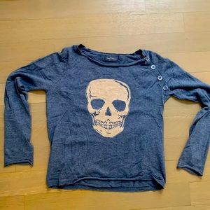 Zadig & Voltaire sweater with skull graphic